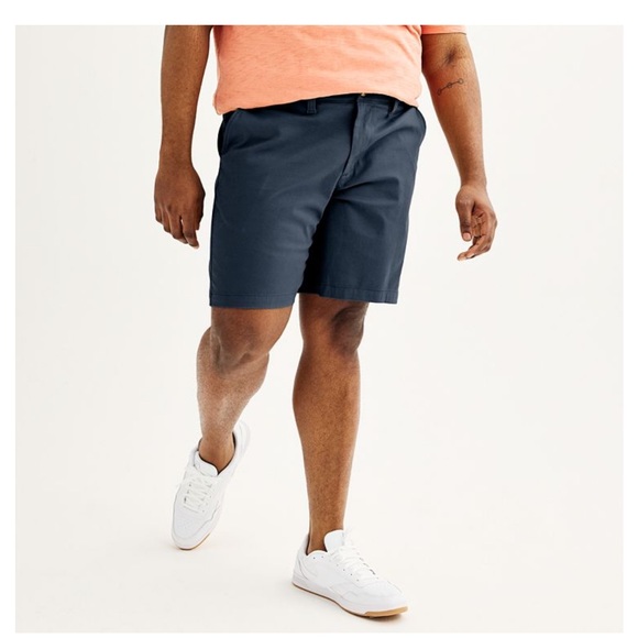 Sonoma Other - NWT Big & Tall Sonoma Flexwear Flat-Front Dark Sapphire Shorts (52)